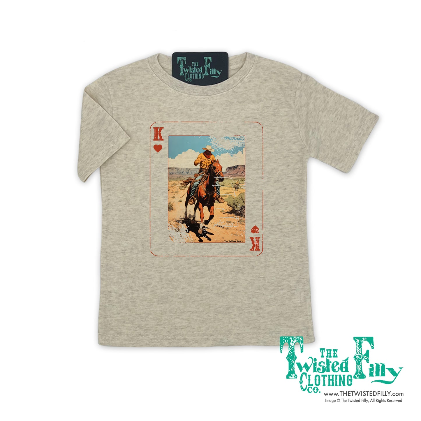 King Of Hearts - S/S Boys Youth Tee - Assorted Colors
