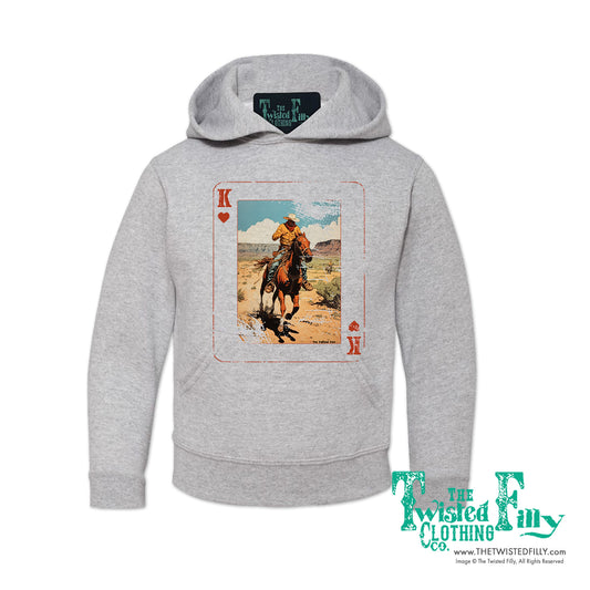 King Of Hearts - Youth Hoodie - Assorted Colors