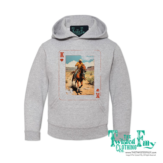 King Of Hearts - Boys Youth Hoodie - Assorted Colors