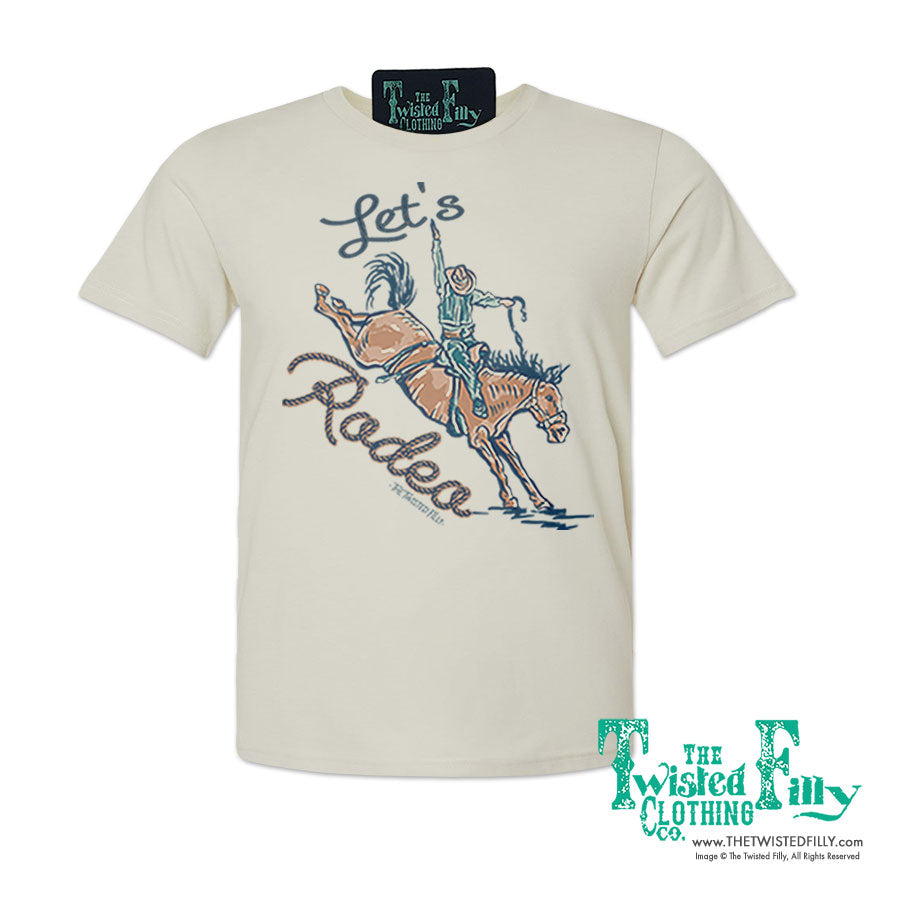 Let's Rodeo - S/S Adult Crew Neck Unisex Tee - Assorted Colors