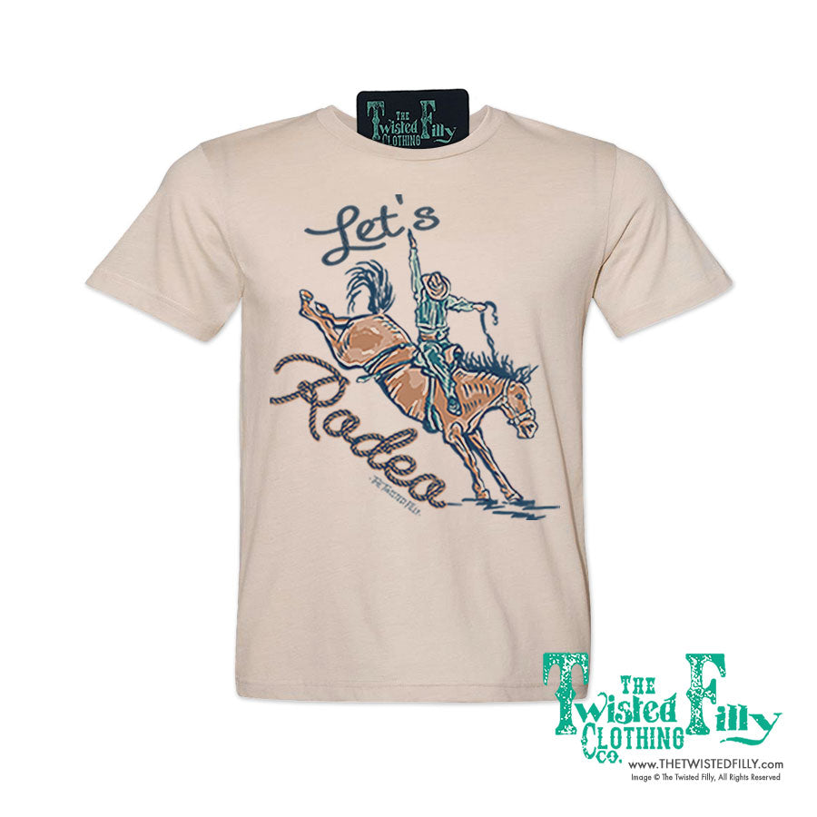 Let's Rodeo - S/S Adult Crew Neck Unisex Tee - Assorted Colors