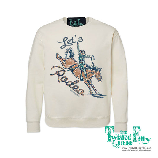 Let's Rodeo - Adult Unisex Sweatshirt - Assorted Colors