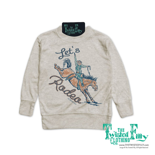 Let's Rodeo - Toddler Pullover - Oatmeal