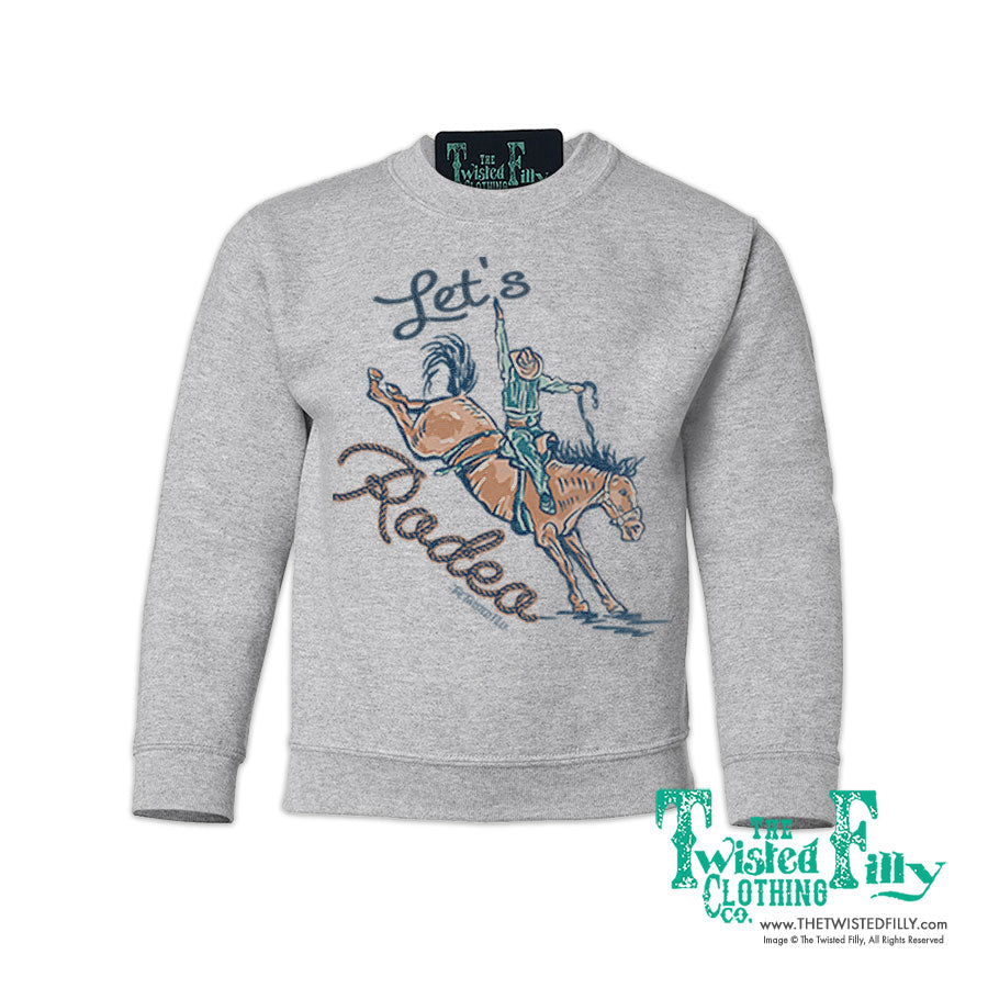 Let's Rodeo - Youth Sweatshirt - Assorted Colors