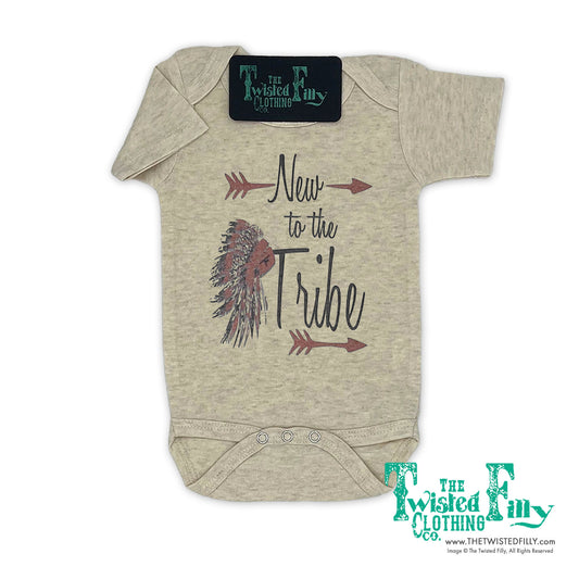 New To The Tribe - S/S Infant One Piece - Assorted Colors