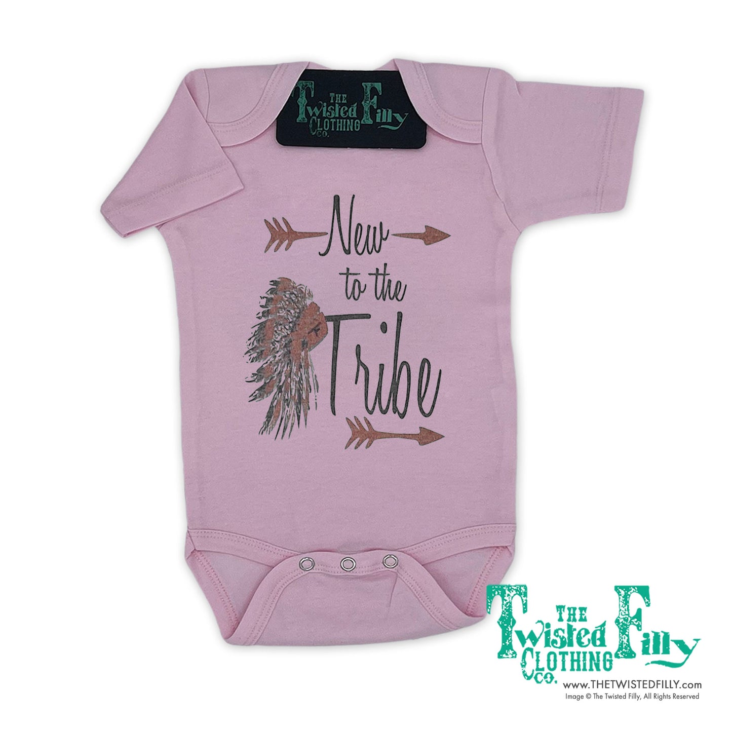 New To The Tribe - S/S Infant One Piece - Assorted Colors