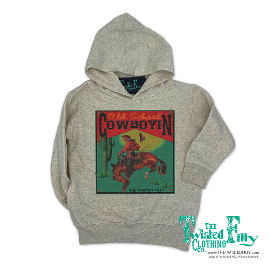 Old School Cowboyin' - Adult Hoodie - Oatmeal