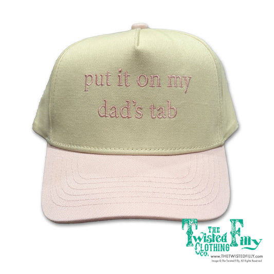 Put It On My Dads Tab - Snapback Hat
