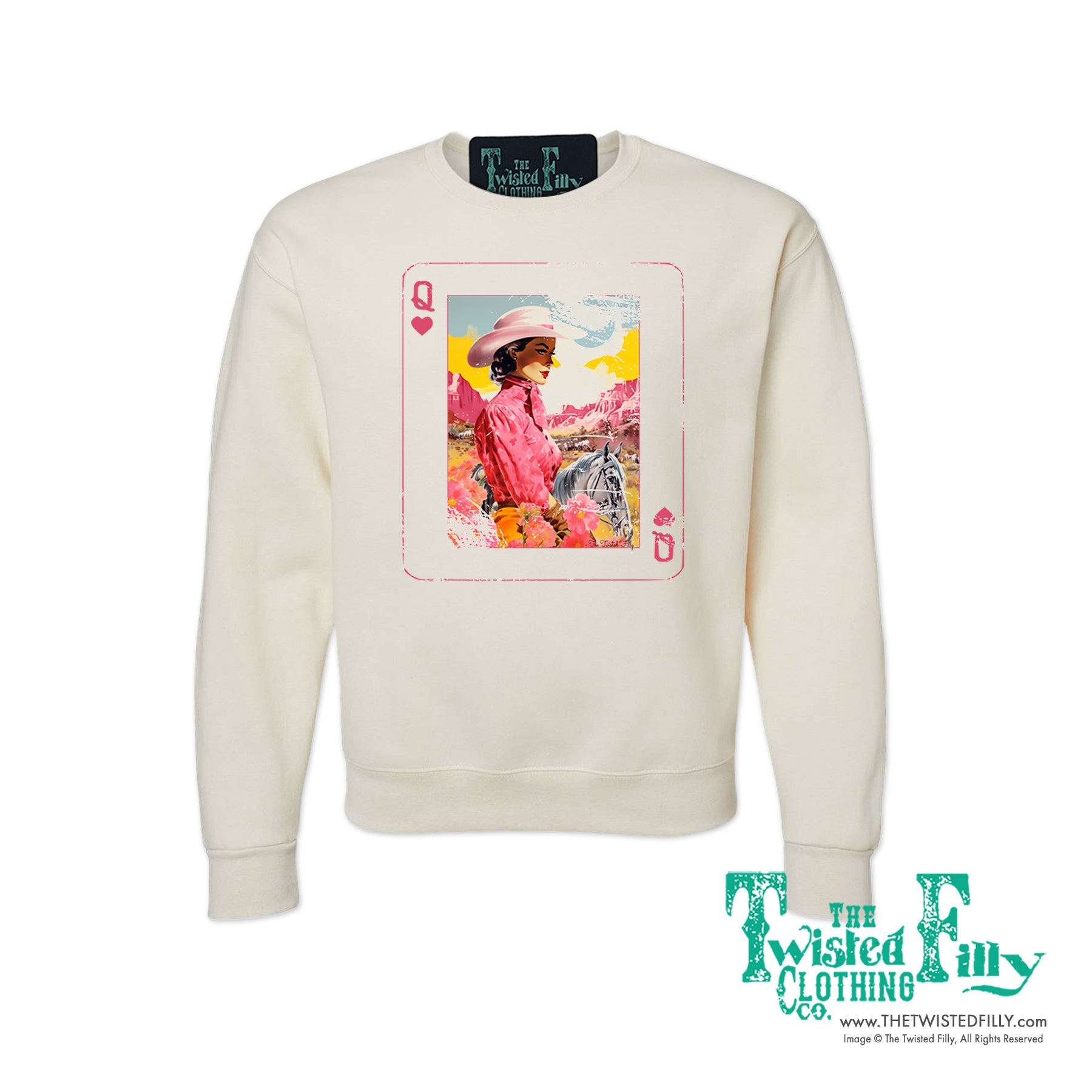 Queen of hearts sweatshirt 2025