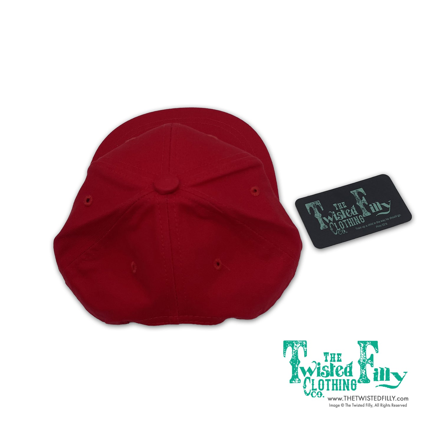 Blank Hat - Infant / Toddler Snap Back Hat - Red