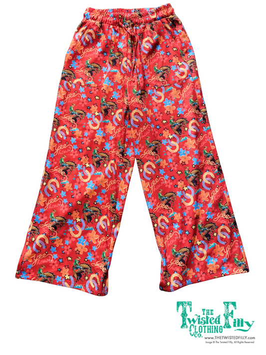 Red Yee Haw - Toddler Relaxed Pant