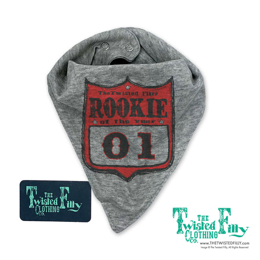 Rookie Of The Year Rodeo Back Number Bandana Bib - Assorted Colors