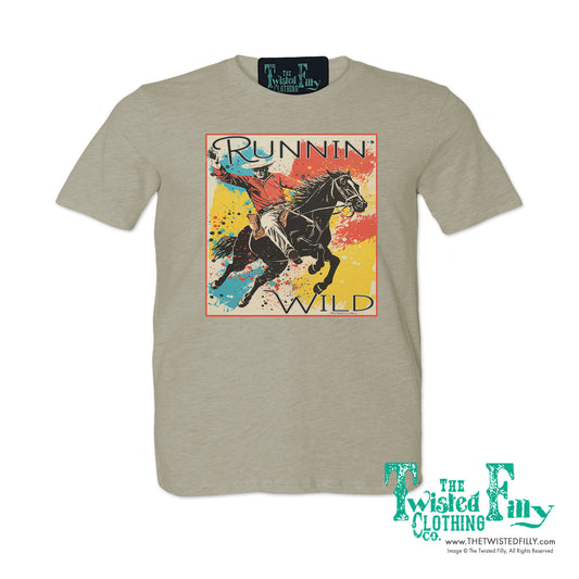 Runnin' Wild - S/S Adult Crew Neck Unisex Tee - Assorted Colors