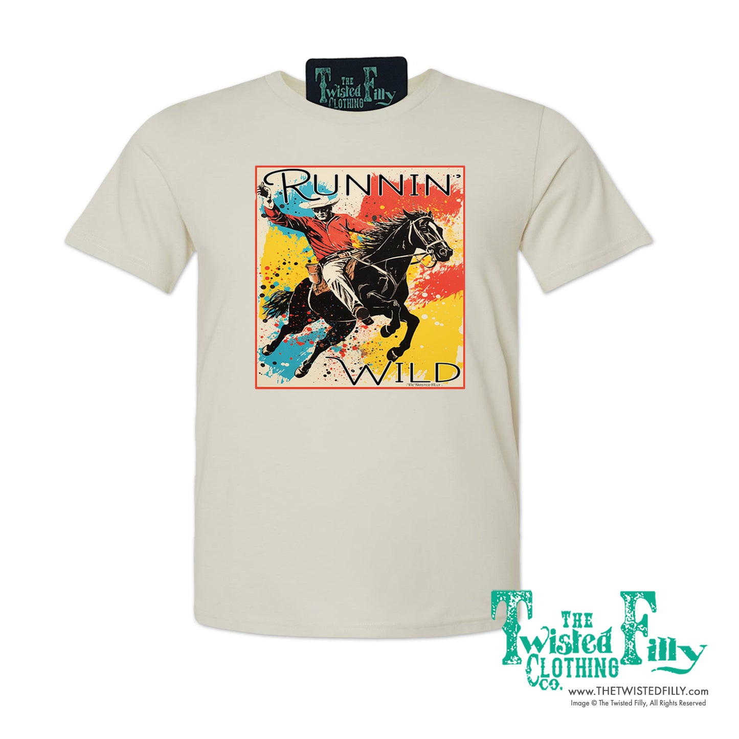 Runnin' Wild - S/S Adult Crew Neck Unisex Tee - Assorted Colors