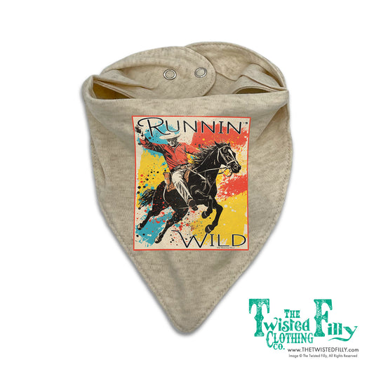 Runnin' Wild - Infant Bandana Bib - Assorted Colors