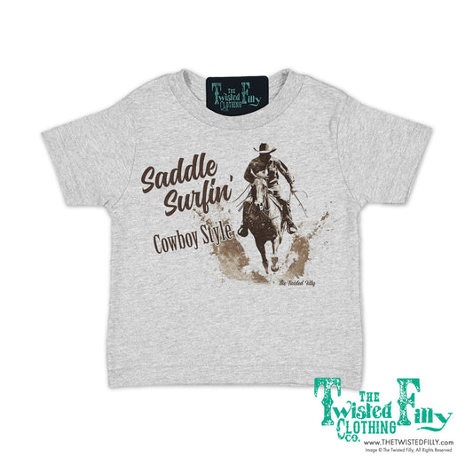 Saddle Surfin' Cowboy Style - S/S Boys Infant Tee - Assorted Colors