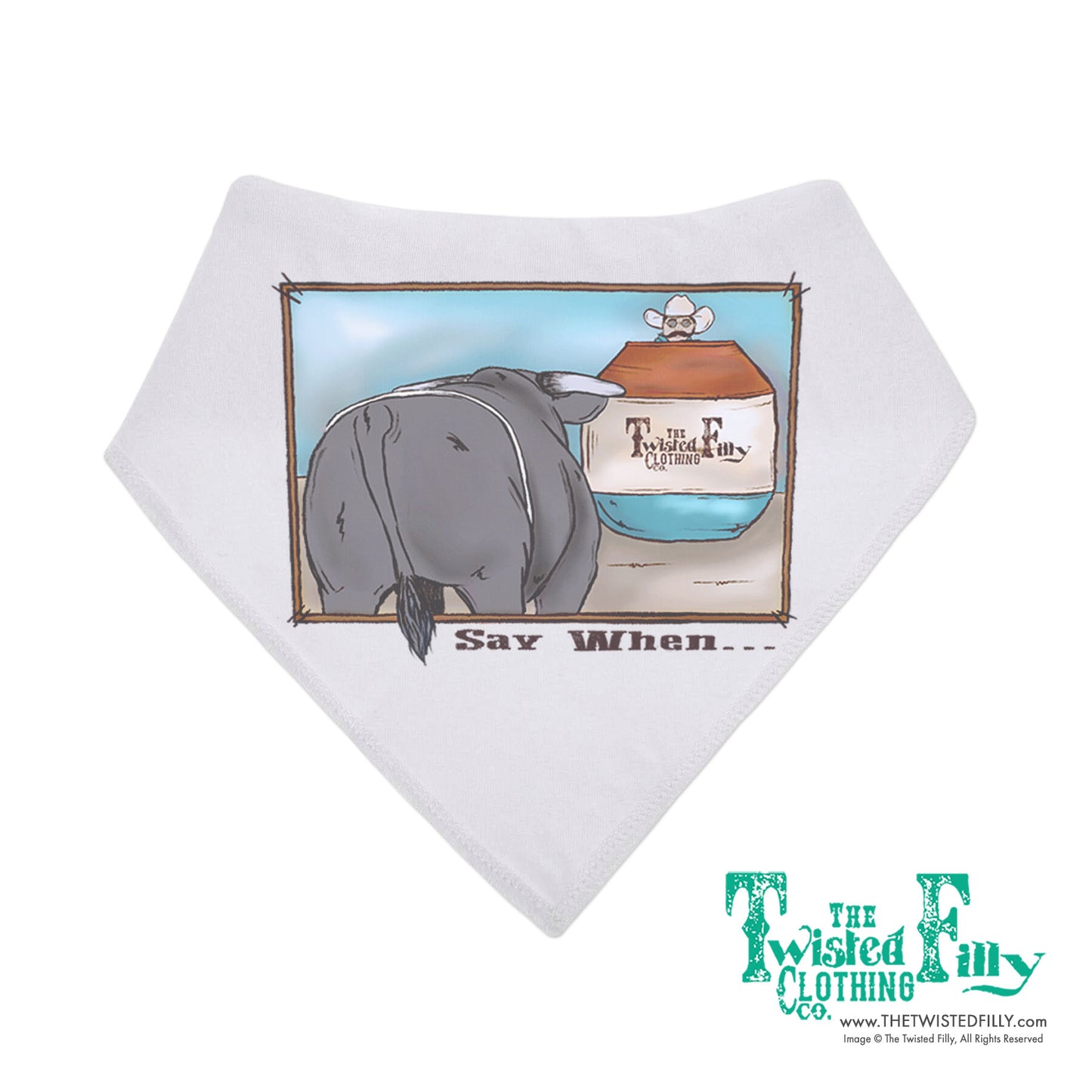 Say When Infant Bandana Bib - Assorted Colors