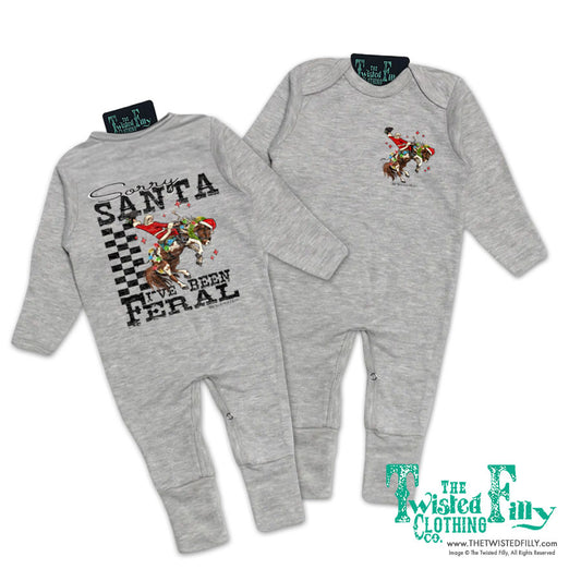 Sorry Santa I've Been Feral - Infant Jumpsuit - Assorted Colors