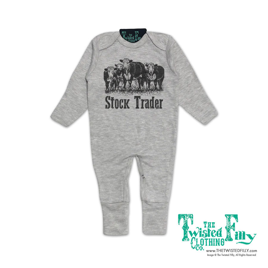 Stock Trader - S/S Infant Jumpsuit - Assorted Colors