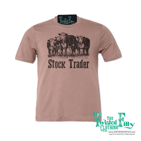 Stock Trader - S/S Adult Crew Neck Unisex Tee - Assorted Colors