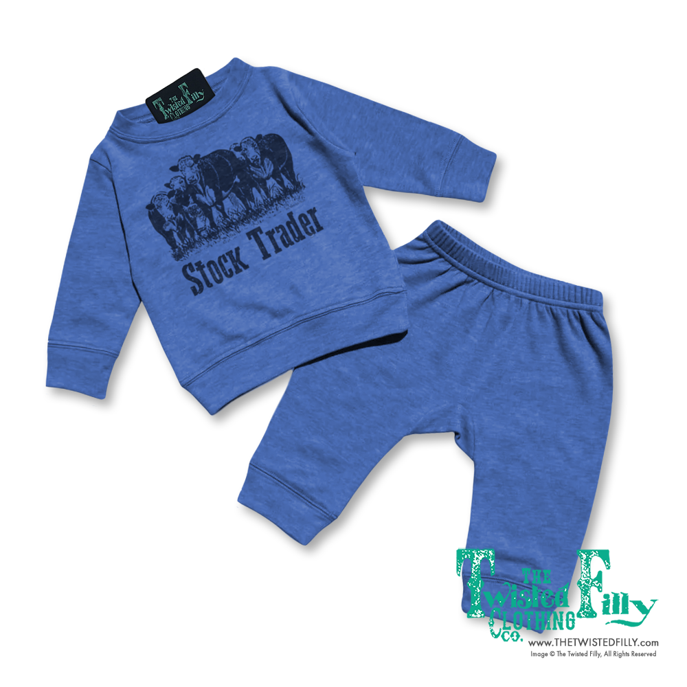 Stock Trader - Infant Two Piece Outfit  - Assorted Colors