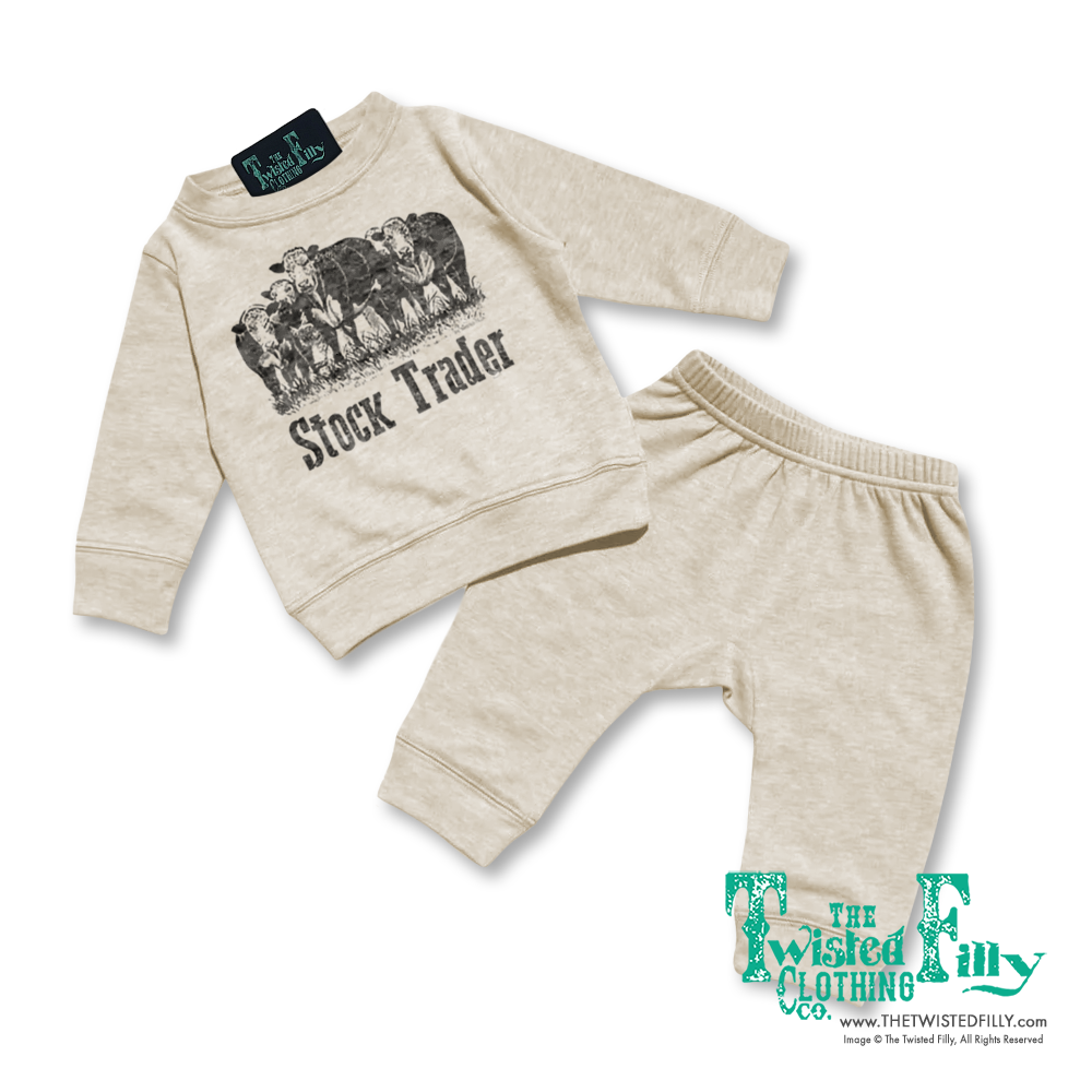 Stock Trader - Infant Two Piece Outfit  - Assorted Colors