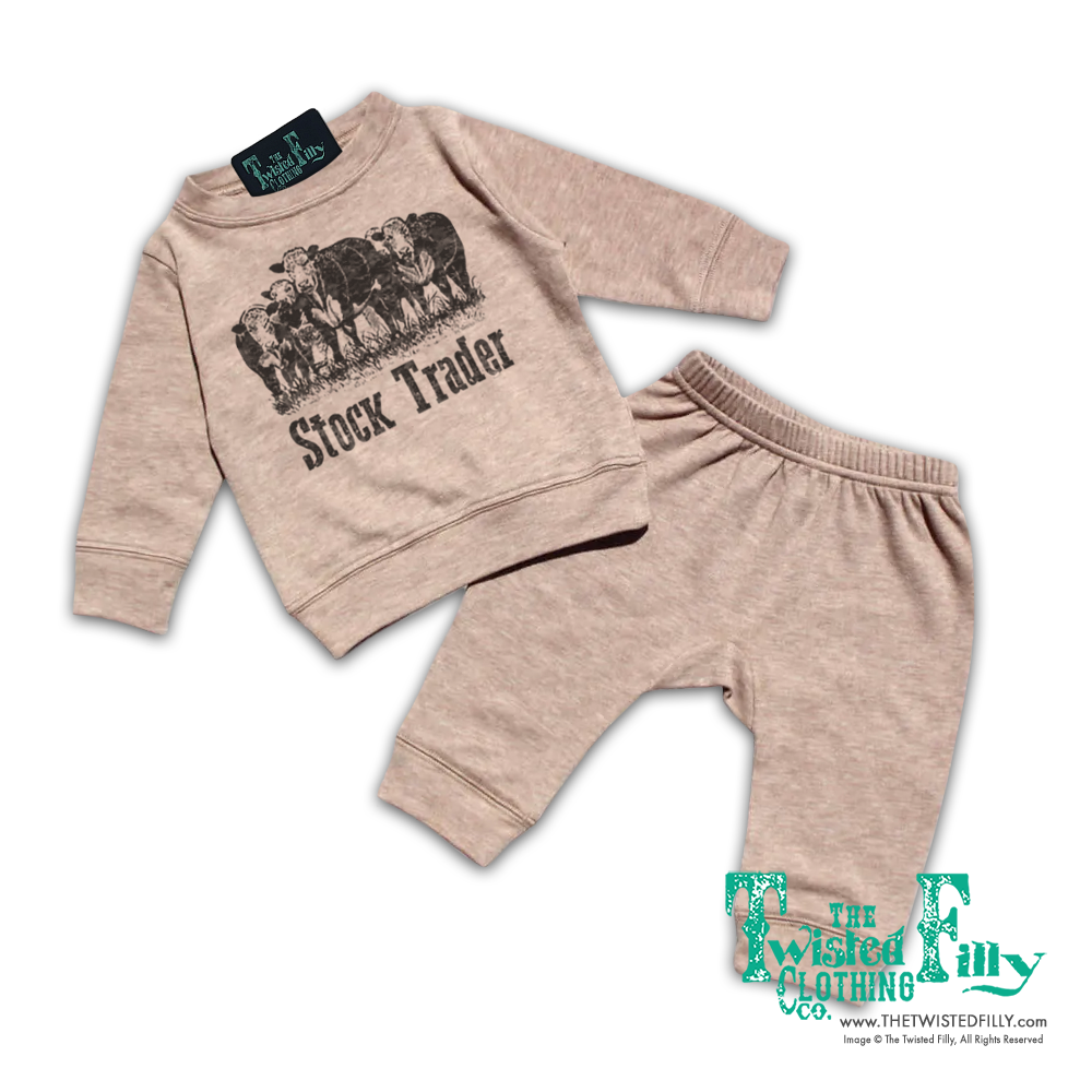 Stock Trader - Infant Two Piece Outfit  - Assorted Colors