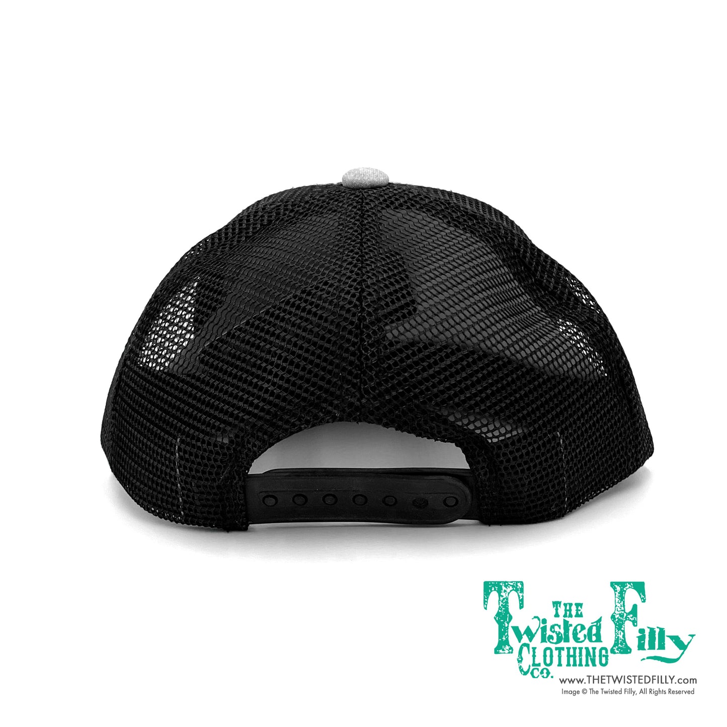 The Twisted Filly - Youth / Adult Trucker Hat - Heather/Black