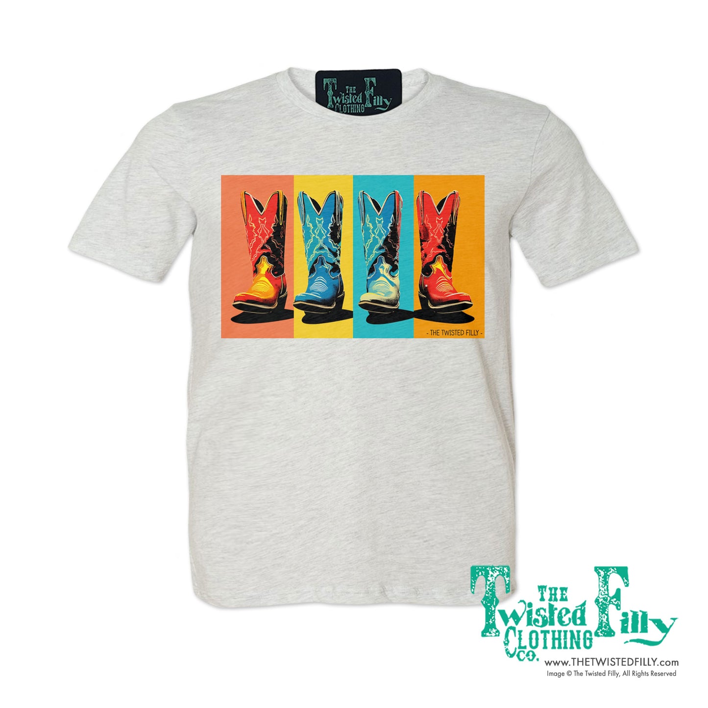 The Boots - S/S Adult Crew Neck Unisex Tee - Assorted Colors