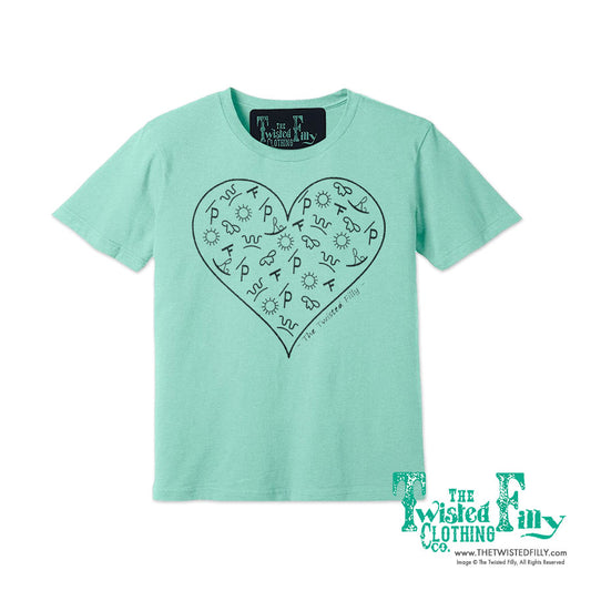 The Branded Heart - S/S Womens Adult Tee - Assorted Colors