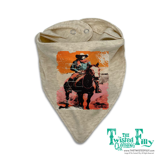 Desert Cowboy - Infant Bandana Bib - Assorted Colors