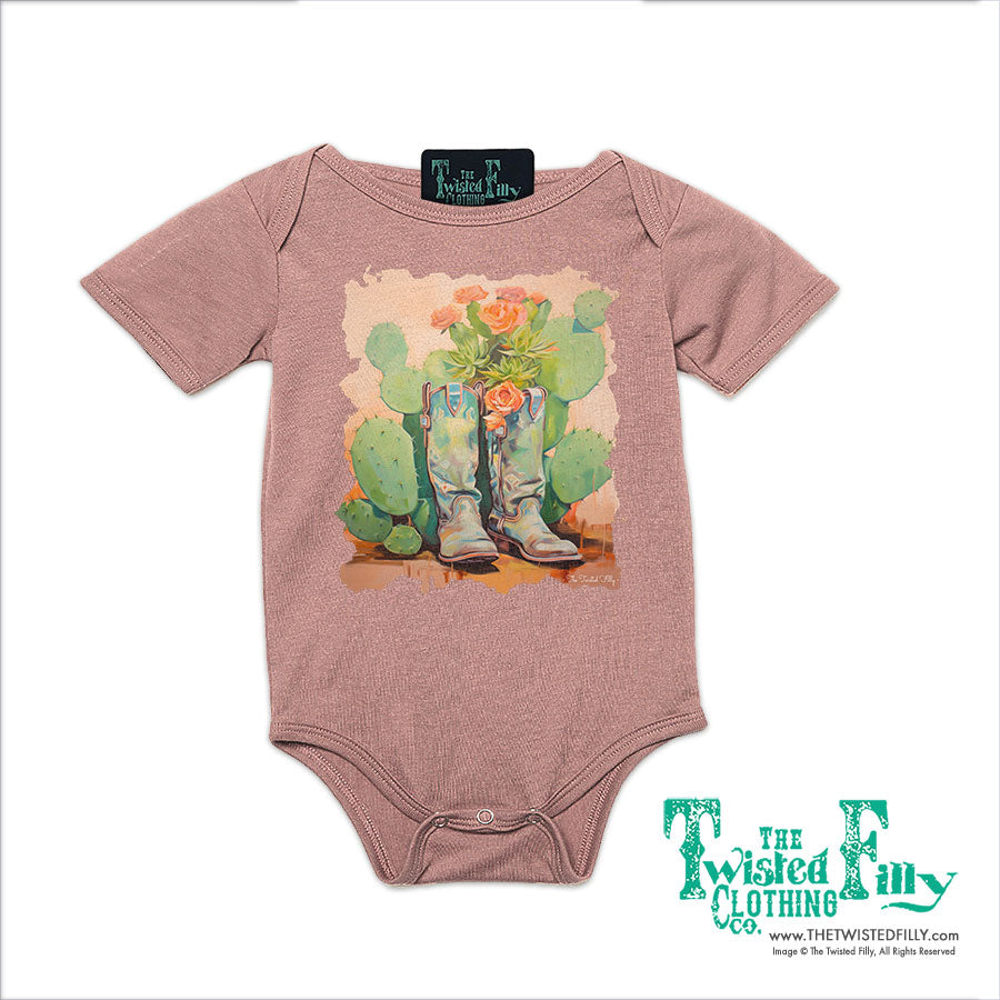 The Garden Boots - S/S Infant One Piece - Assorted Colors