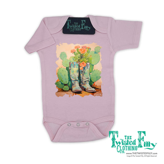 The Garden Boots - S/S Infant One Piece - Assorted Colors