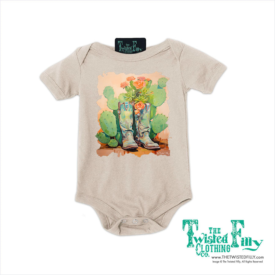 The Garden Boots - S/S Infant One Piece - Assorted Colors