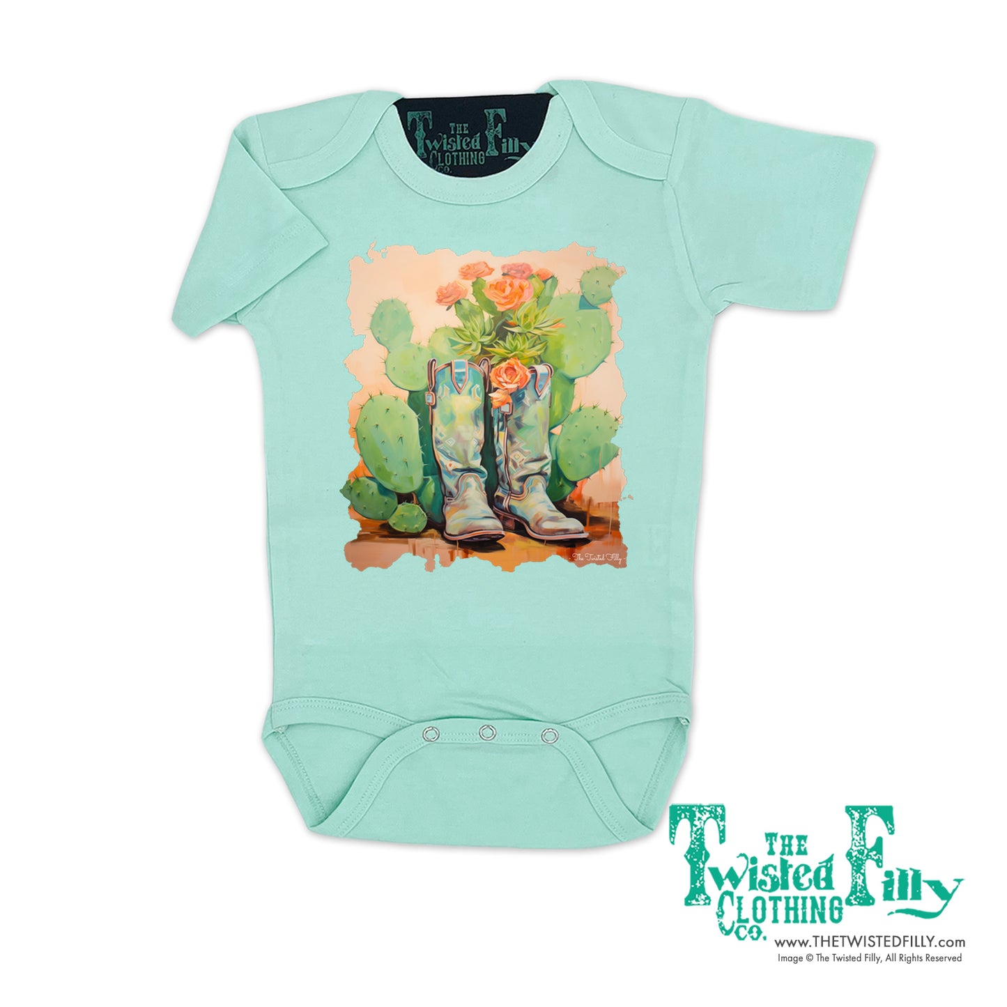 The Garden Boots - S/S Infant One Piece - Assorted Colors