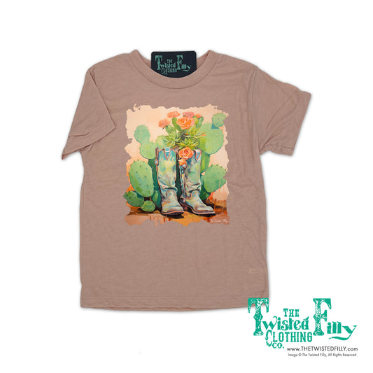 The Garden Boots - S/S Girls Toddler Tee - Assorted Colors