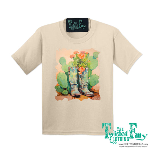 The Garden Boots - S/S Girls Toddler Tee - Assorted Colors