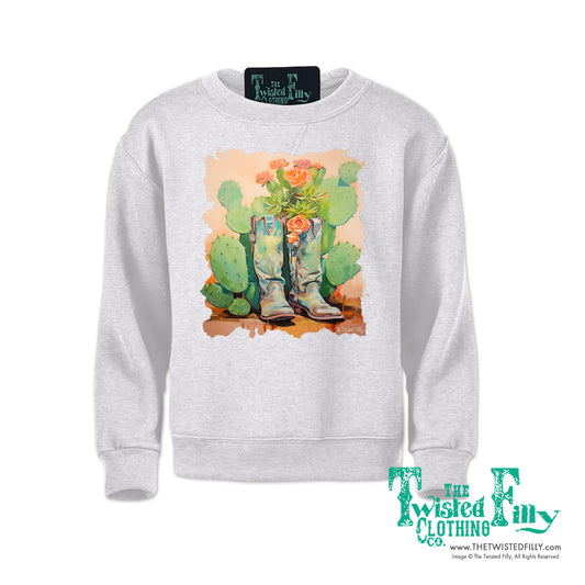 The Garden Boots - Youth Sweatshirt - Assorted Colors