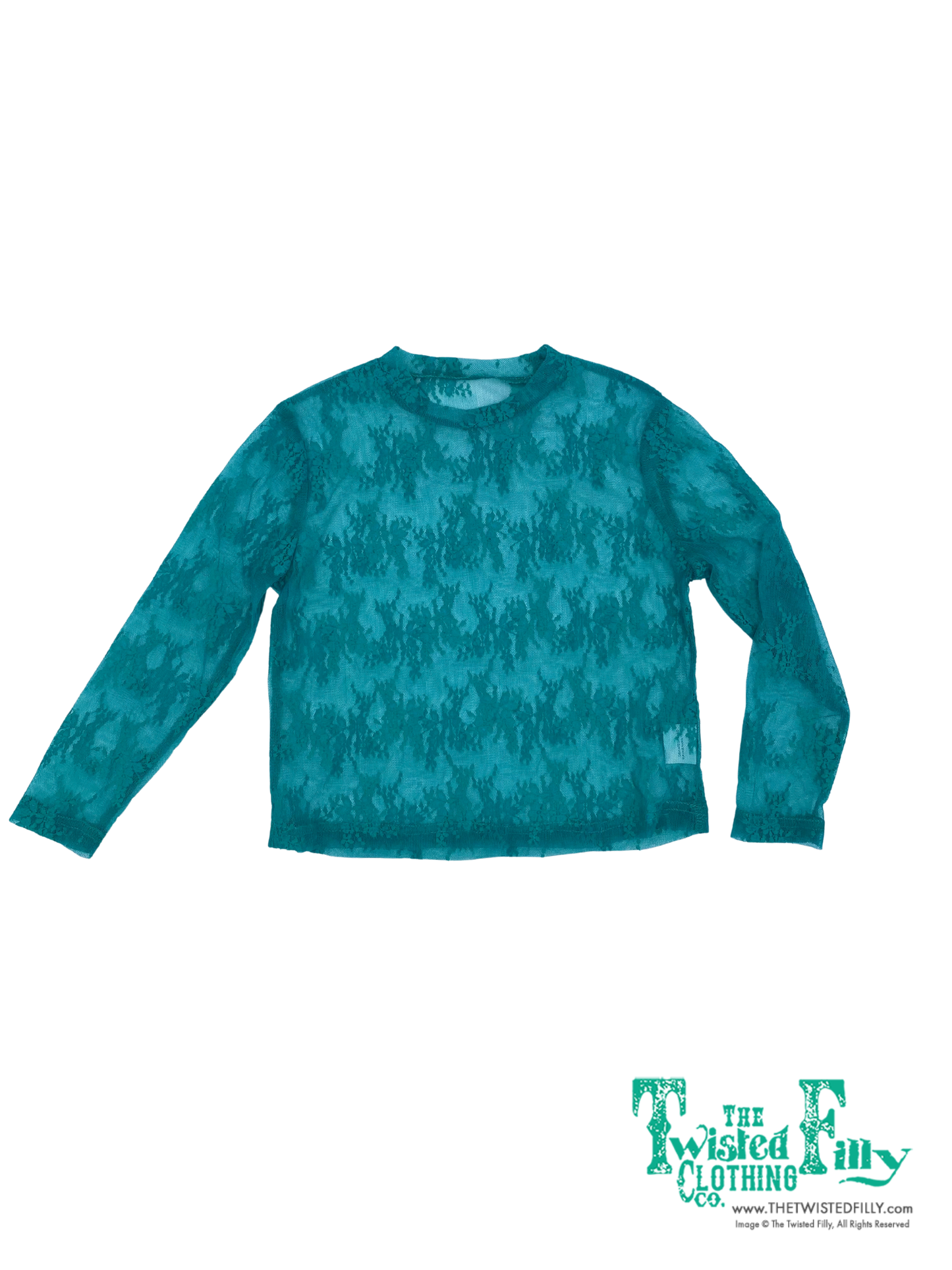 Lace LS Top - Youth - Assorted Colors