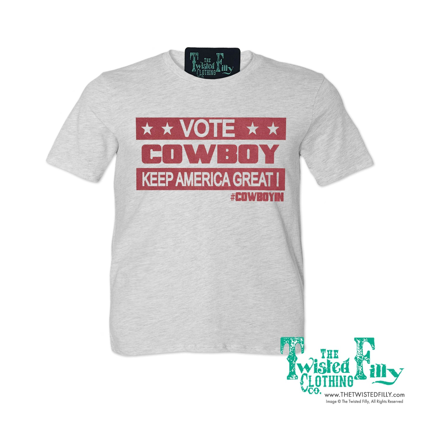 Vote Cowboy Keep America Great! - S/S Youth Tee - Assorted Colors