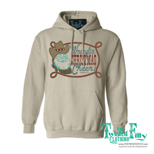 Wranglin' Christmas Cheer - Adult Hoodie - Assorted Colors