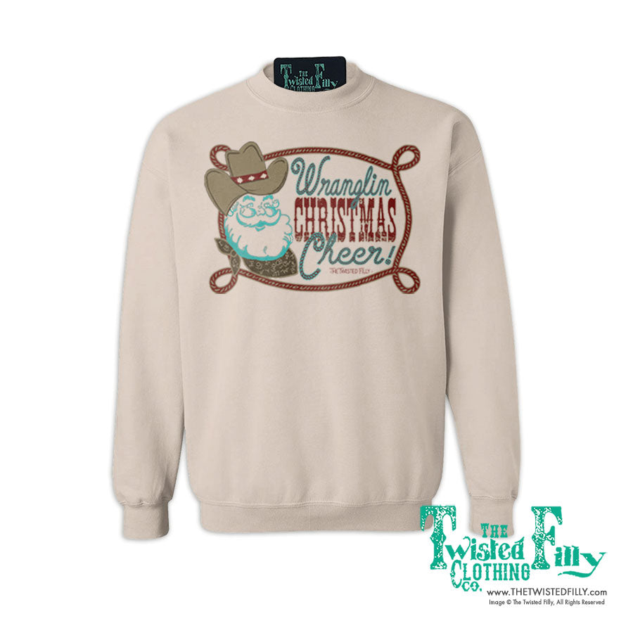 Wranglin' Christmas Cheer - Adult Unisex Sweatshirt - Assorted Colors