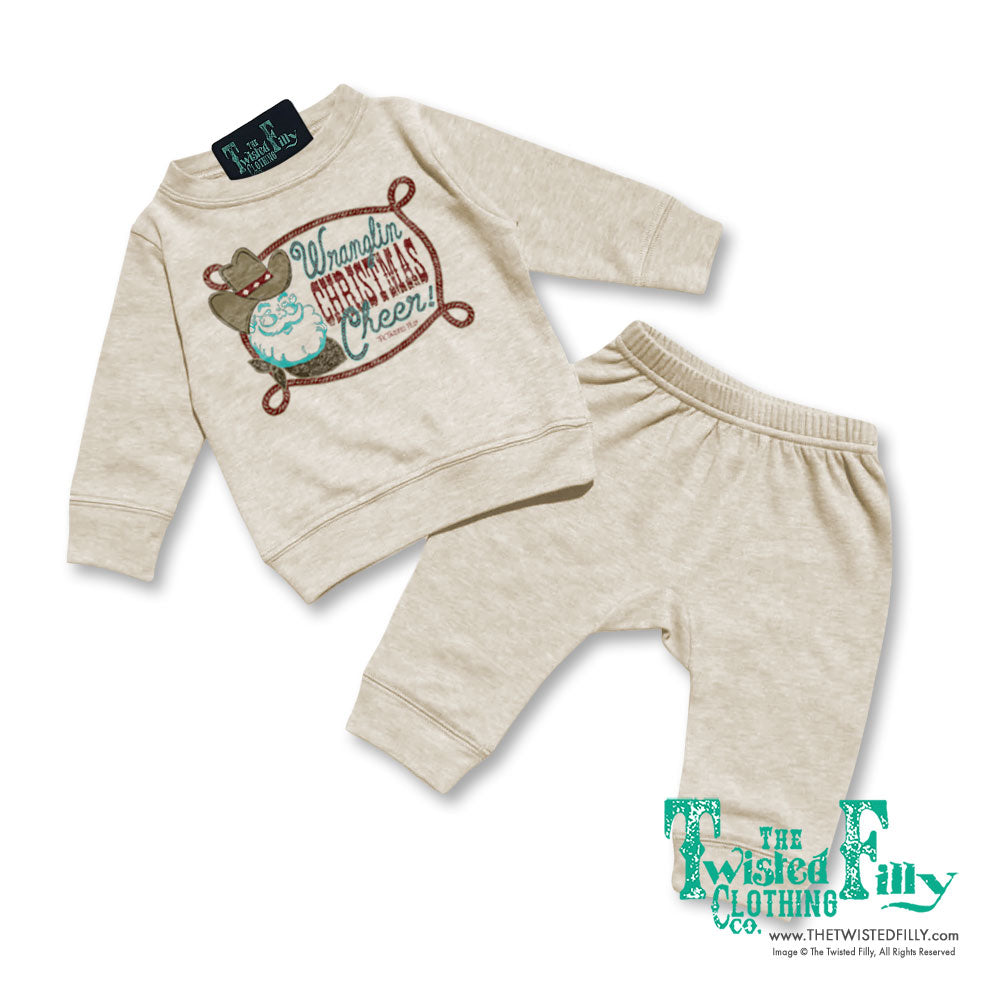 Wranglin' Christmas Cheer - Infant Two Piece Outfit  - Assorted Colors