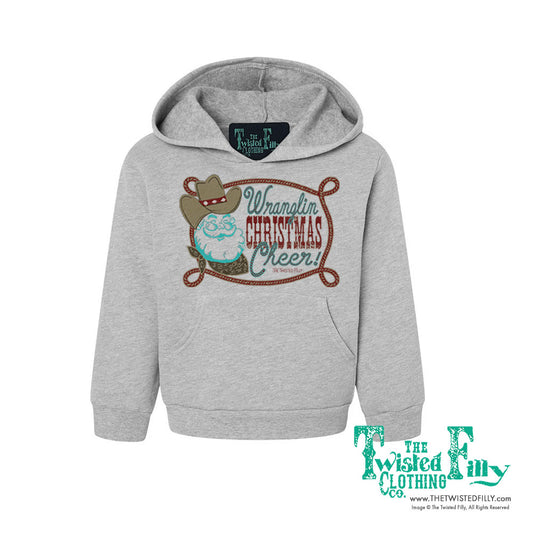 Wranglin' Christmas Cheer - Toddler Hoodie - Assorted Colors