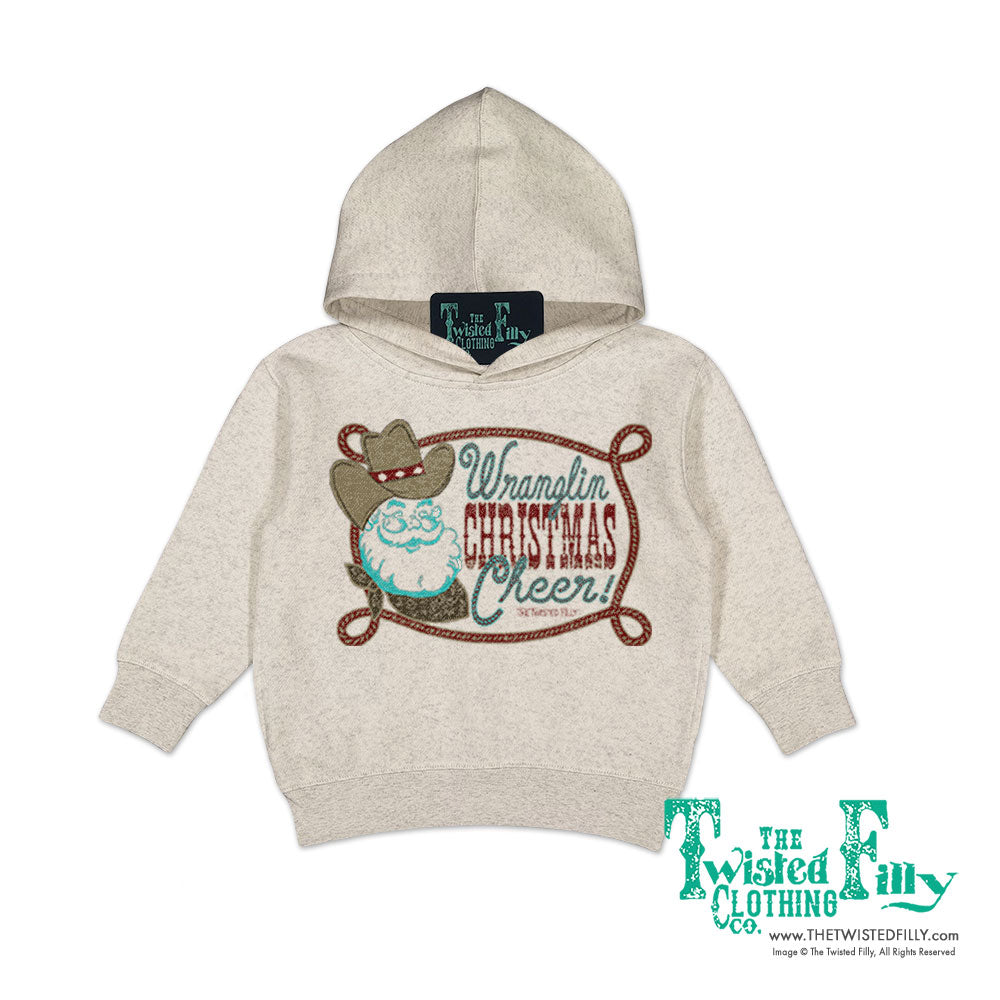 Wranglin' Christmas Cheer - Toddler Hoodie - Assorted Colors