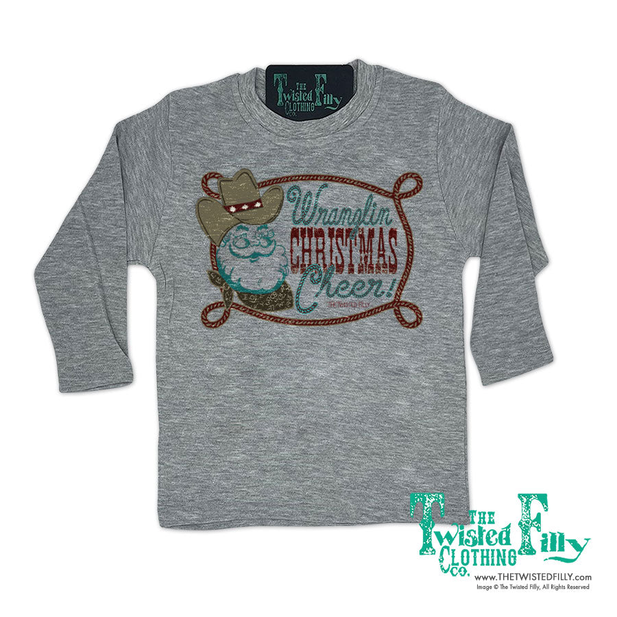 Wranglin' Christmas Cheer - Toddler Tee - Assorted Colors