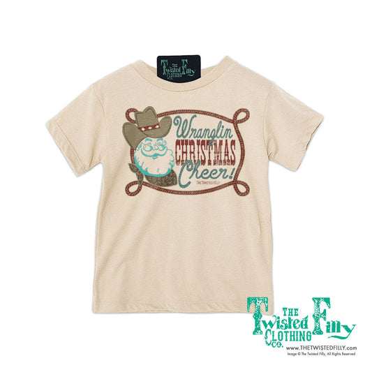 Wranglin' Christmas Cheer - Toddler Tee - Assorted Colors