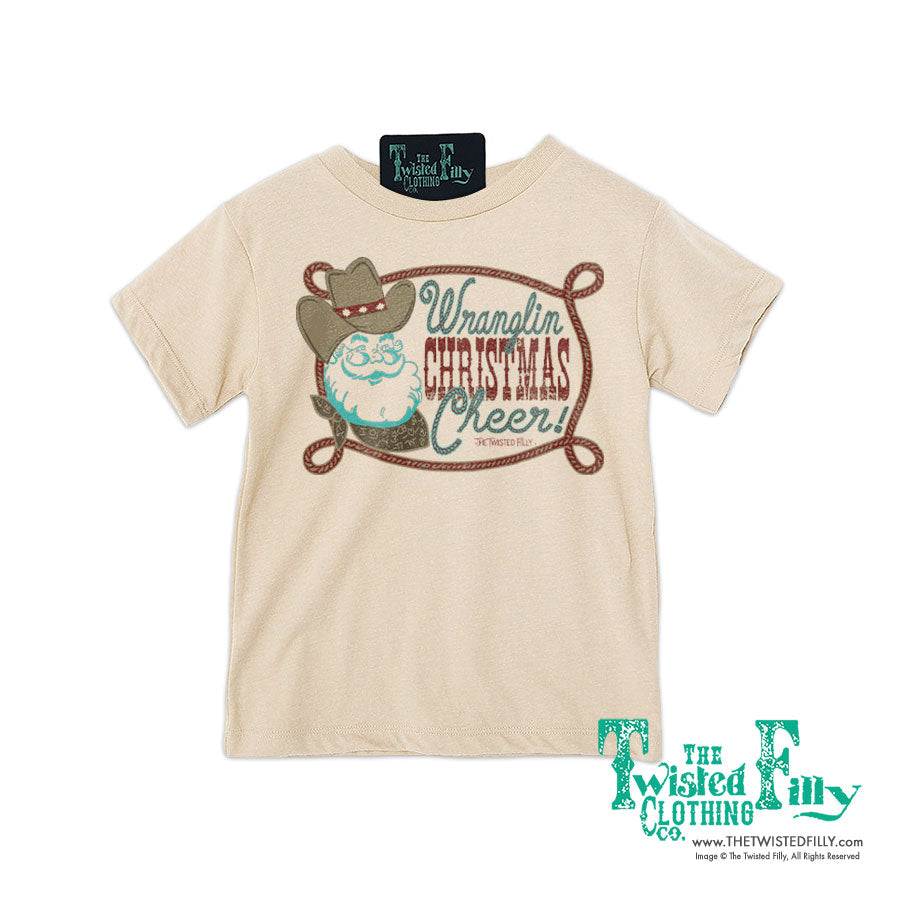 Wranglin' Christmas Cheer - S/S Youth Tee - Assorted Colors