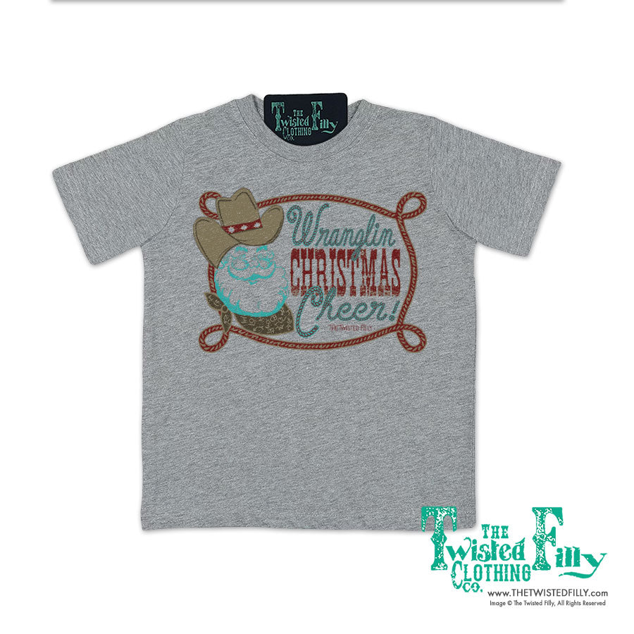 Wranglin' Christmas Cheer - Toddler Tee - Assorted Colors