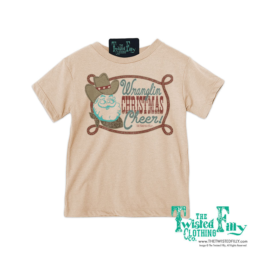 Wranglin' Christmas Cheer - Toddler Tee - Assorted Colors